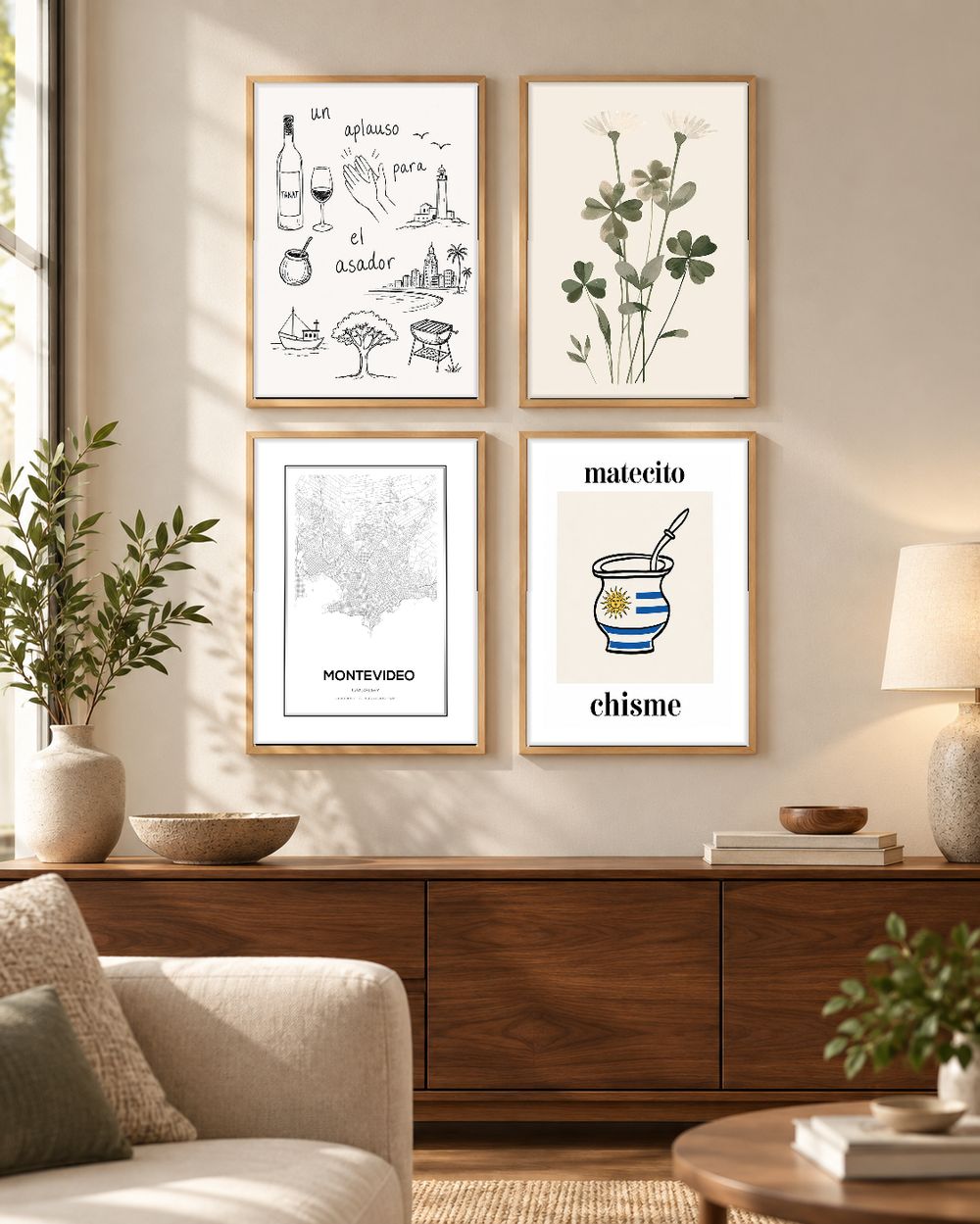 Set de 0 cuadros decorativos que combinan