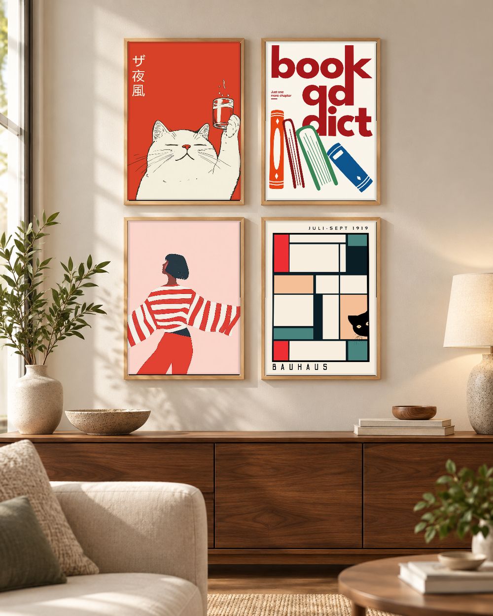 Set de 0 cuadros decorativos que combinan