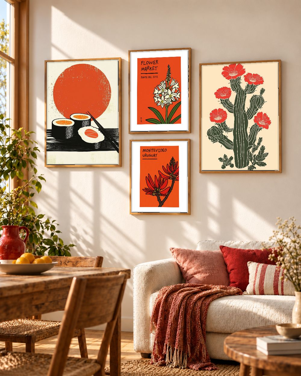 Set de 0 cuadros decorativos que combinan