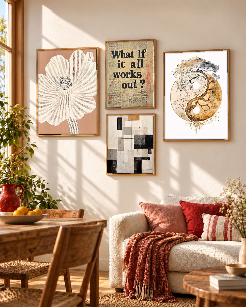Set de 0 cuadros decorativos que combinan