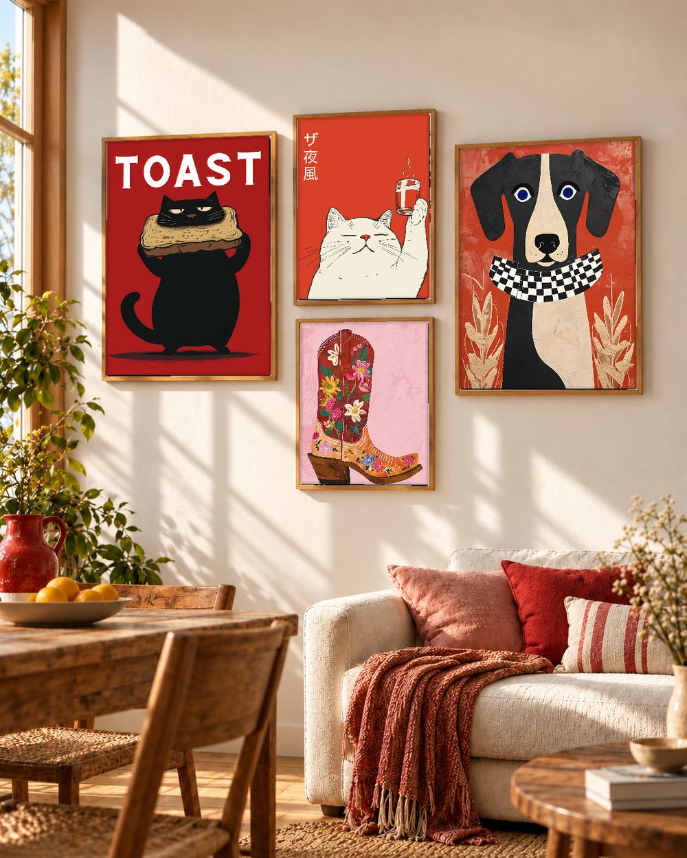 Set de 0 cuadros decorativos que combinan