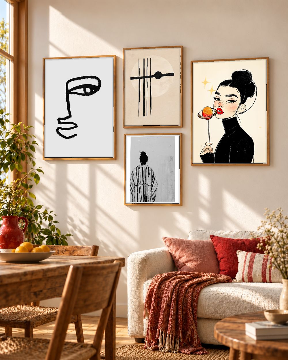 Set de 0 cuadros decorativos que combinan