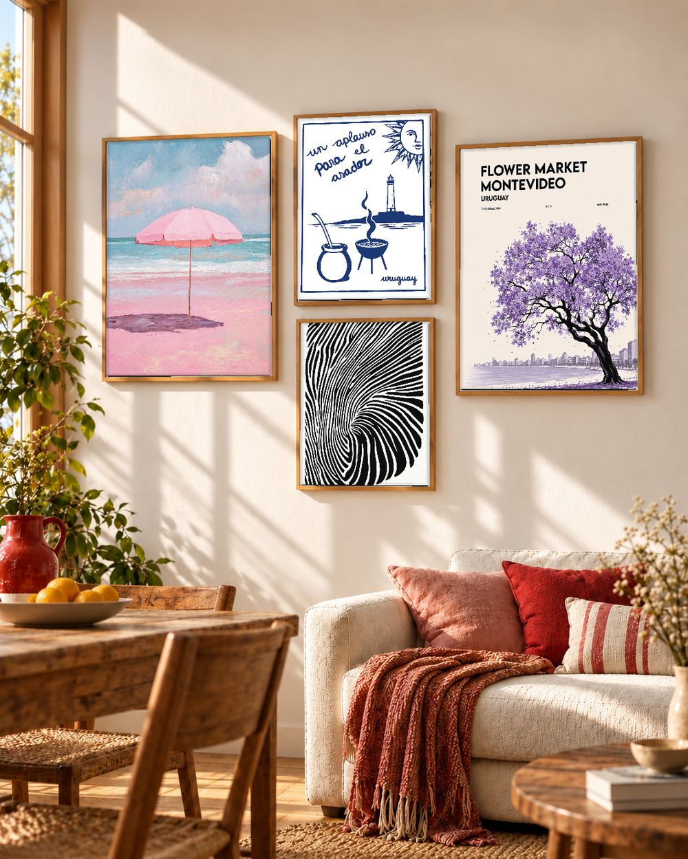 Set de 0 cuadros decorativos que combinan