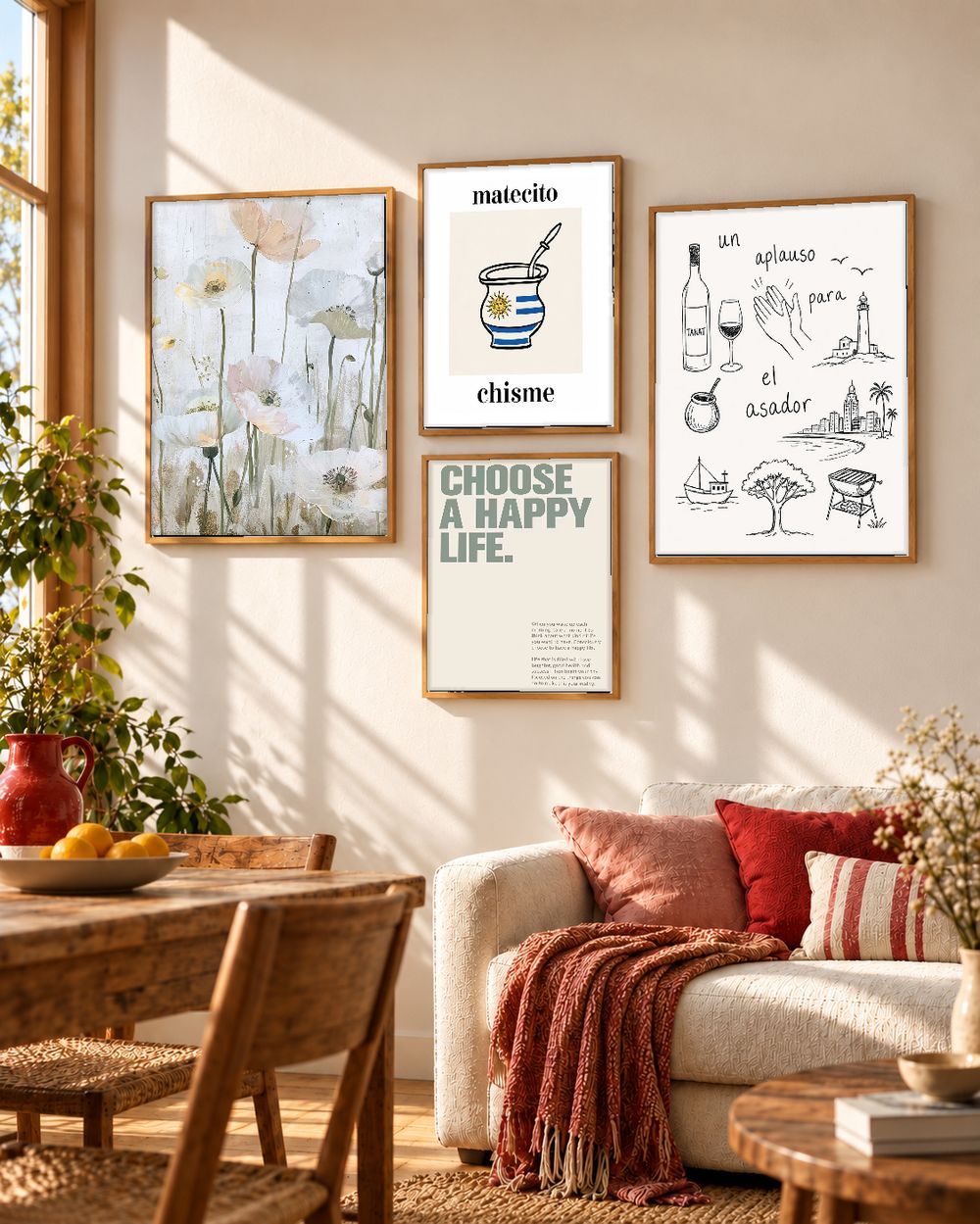 Set de 0 cuadros decorativos que combinan