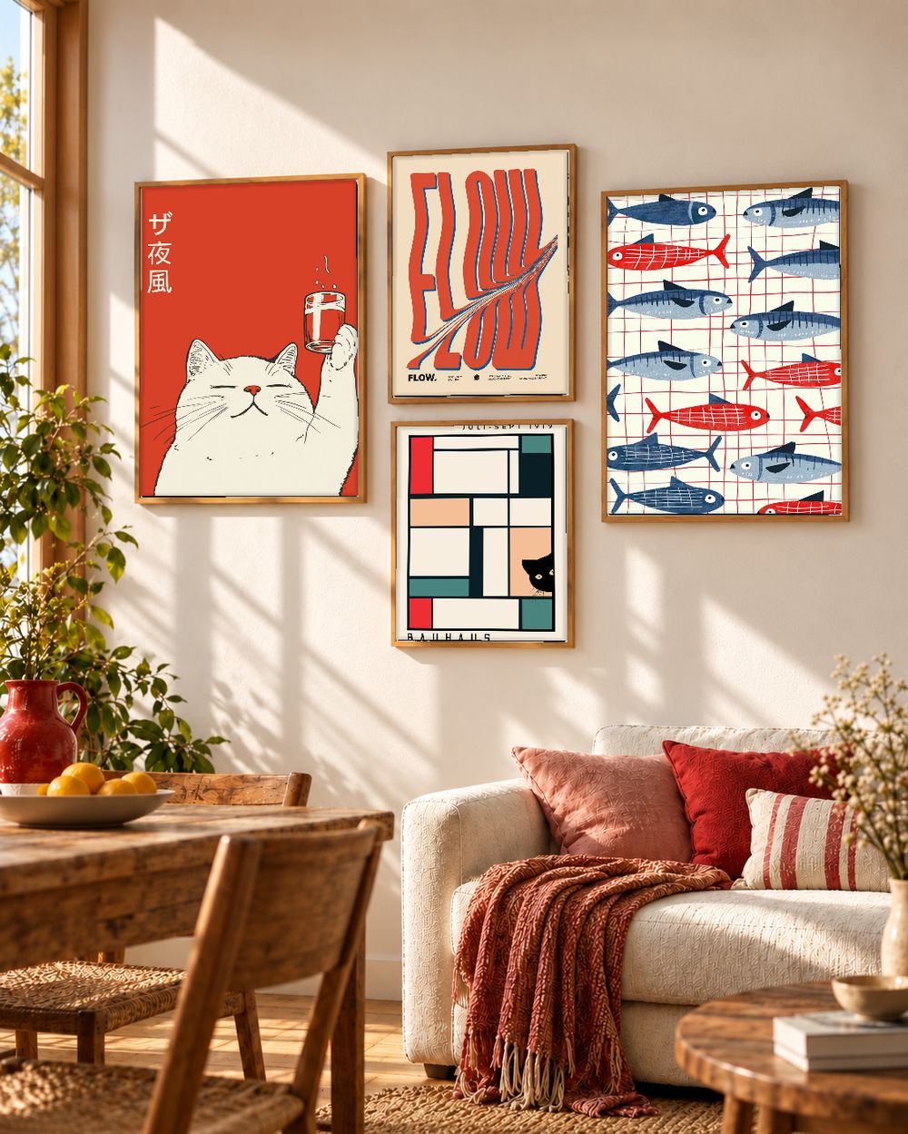 Set de 0 cuadros decorativos que combinan