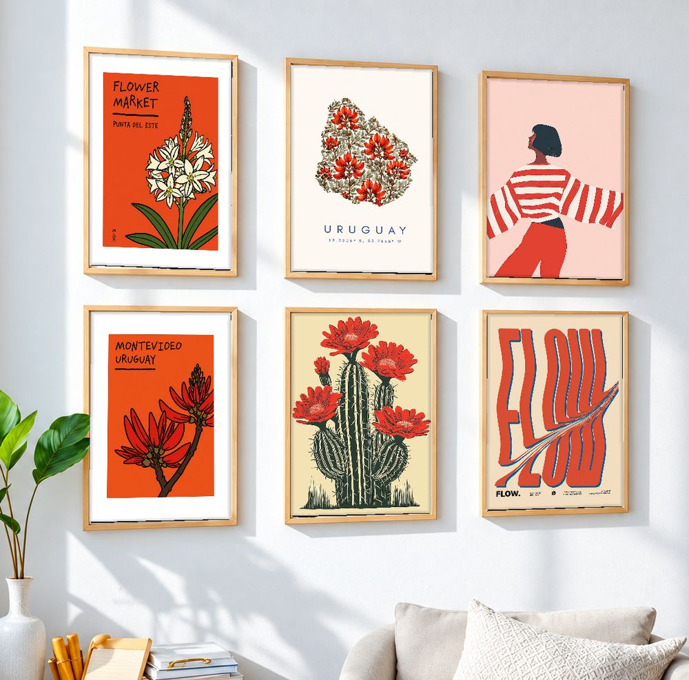 Set de 0 cuadros decorativos que combinan