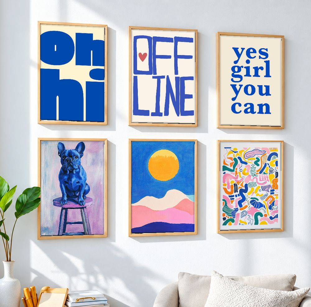 Set de 0 cuadros decorativos que combinan