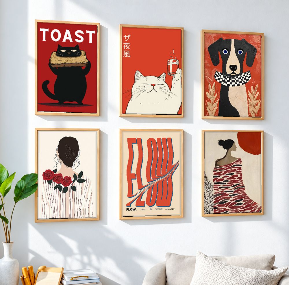 Set de 0 cuadros decorativos que combinan