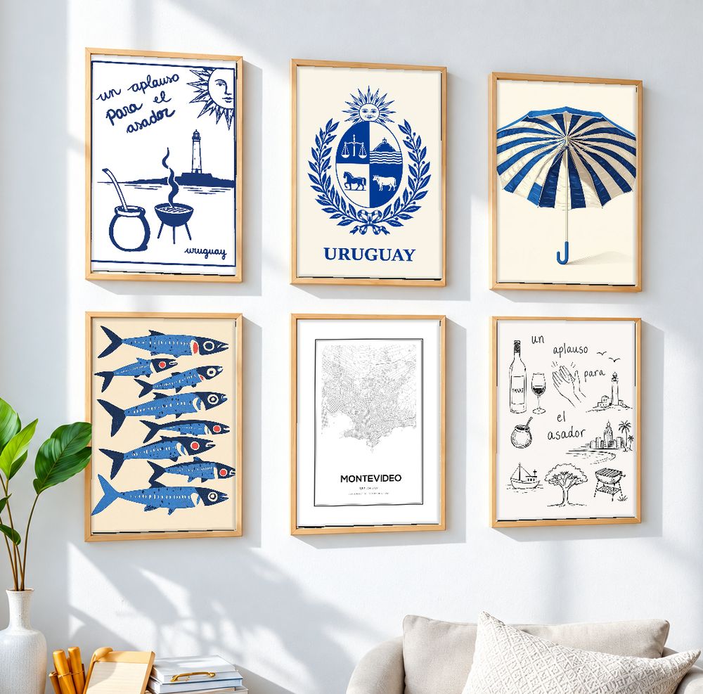 Set de 0 cuadros decorativos que combinan