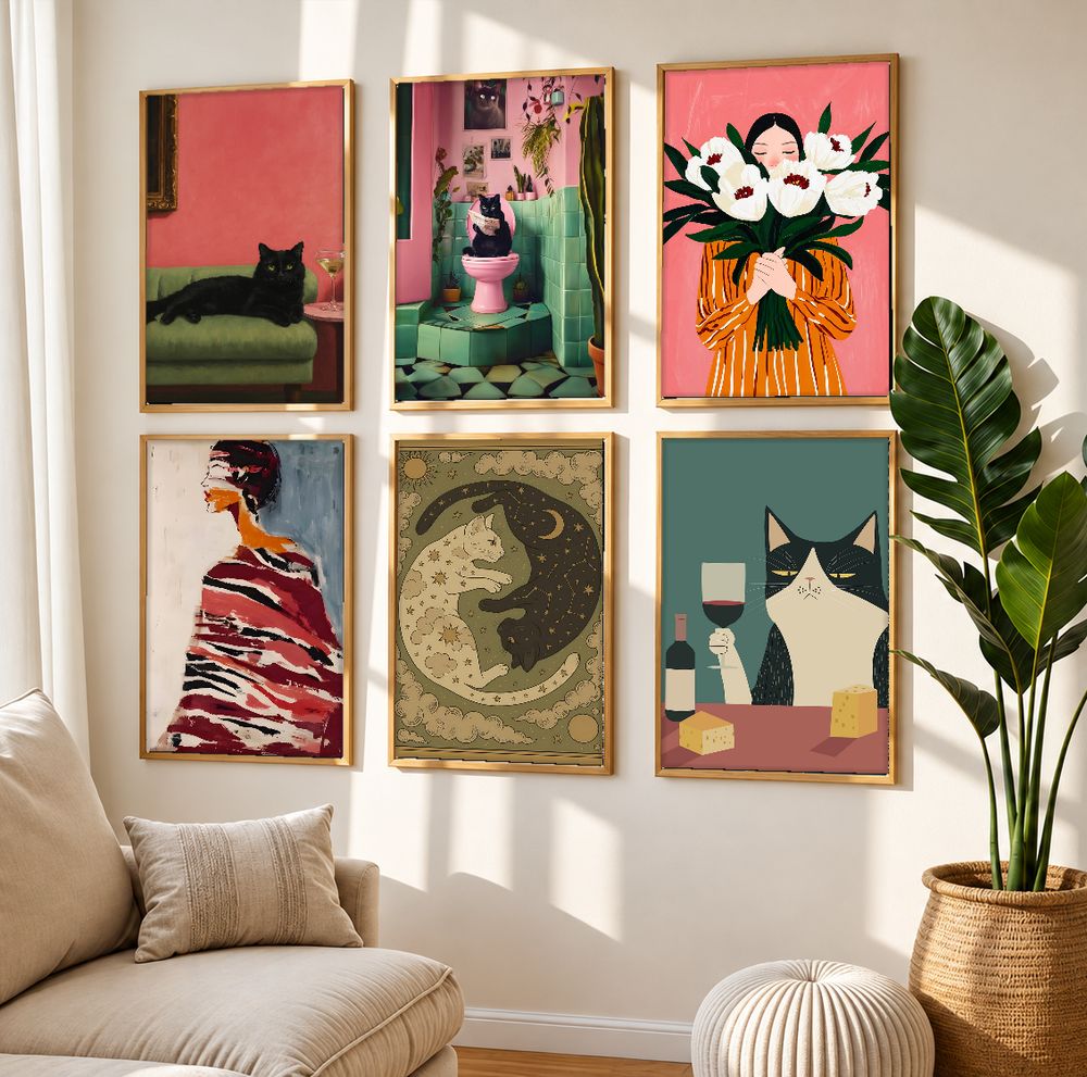 Set de 0 cuadros decorativos que combinan