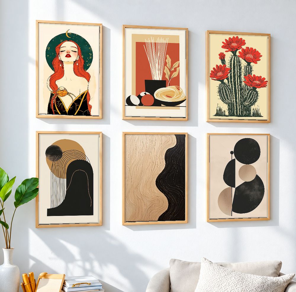 Set de 0 cuadros decorativos que combinan