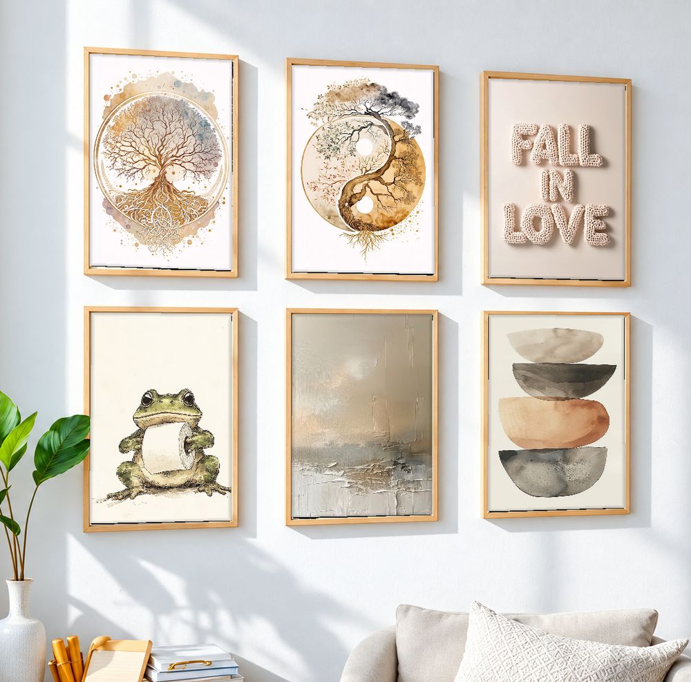 Set de 0 cuadros decorativos que combinan