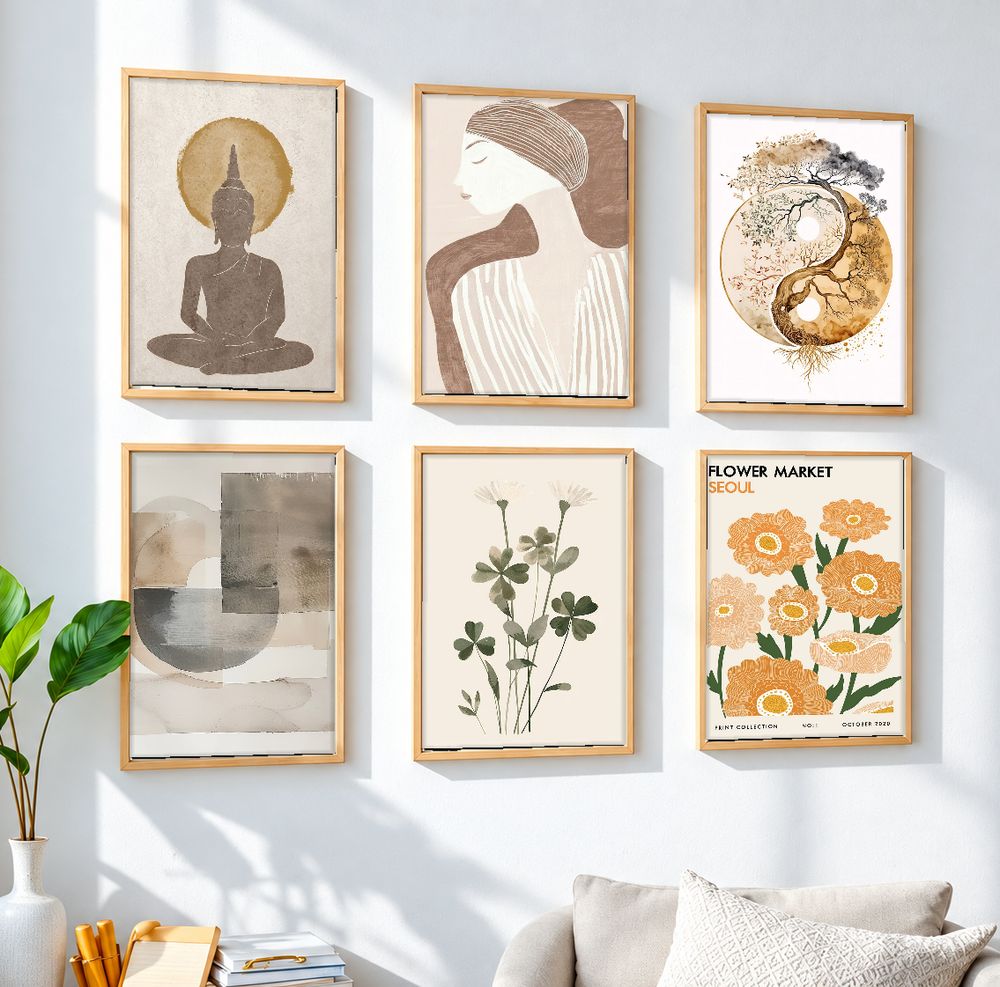Set de 0 cuadros decorativos que combinan