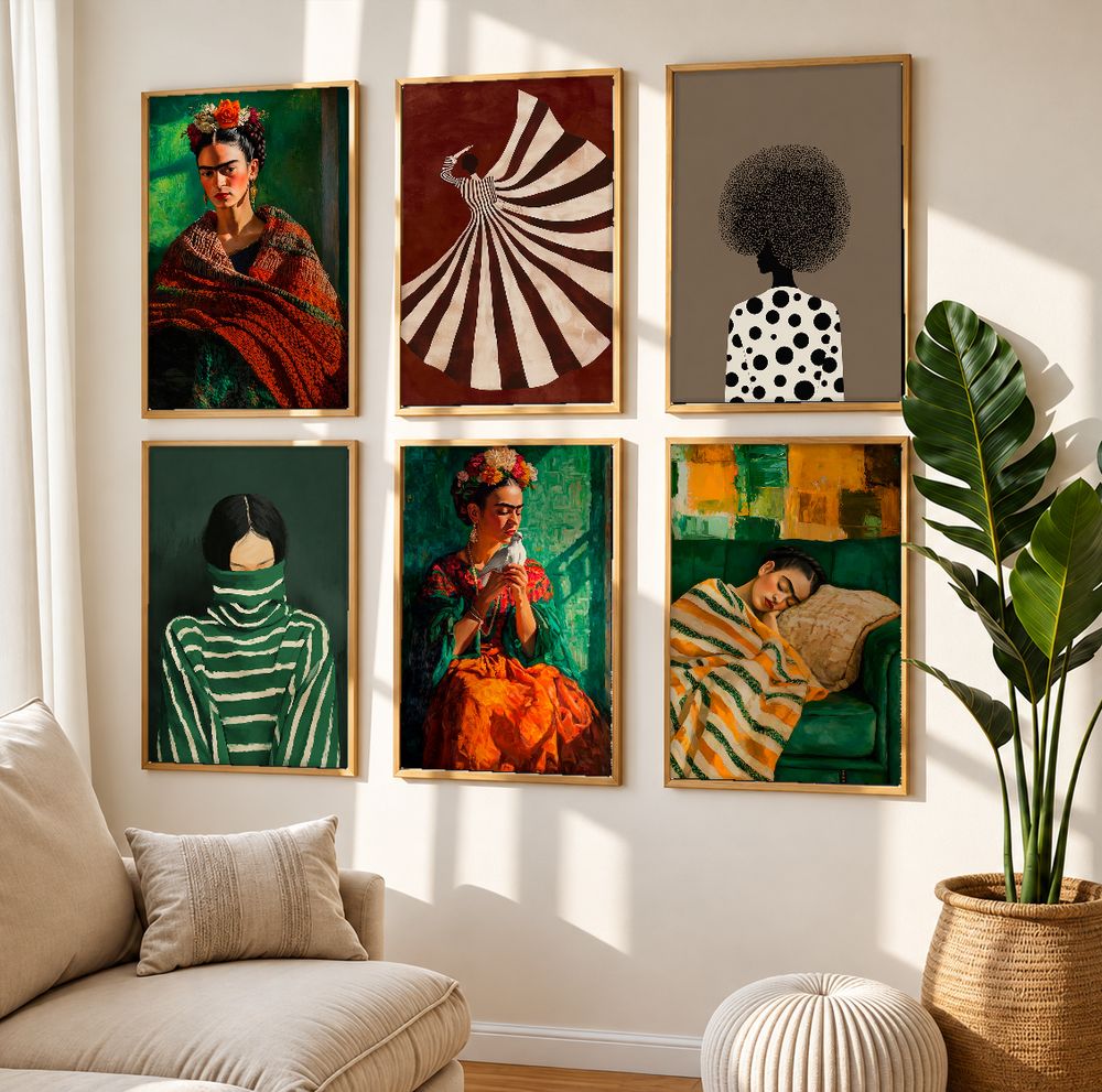 Set de 0 cuadros decorativos que combinan