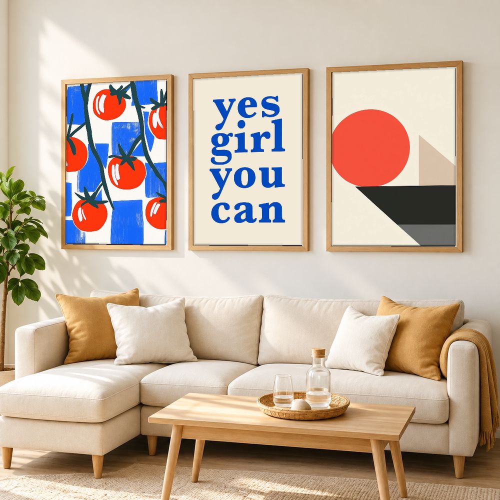 Set de 0 cuadros decorativos que combinan