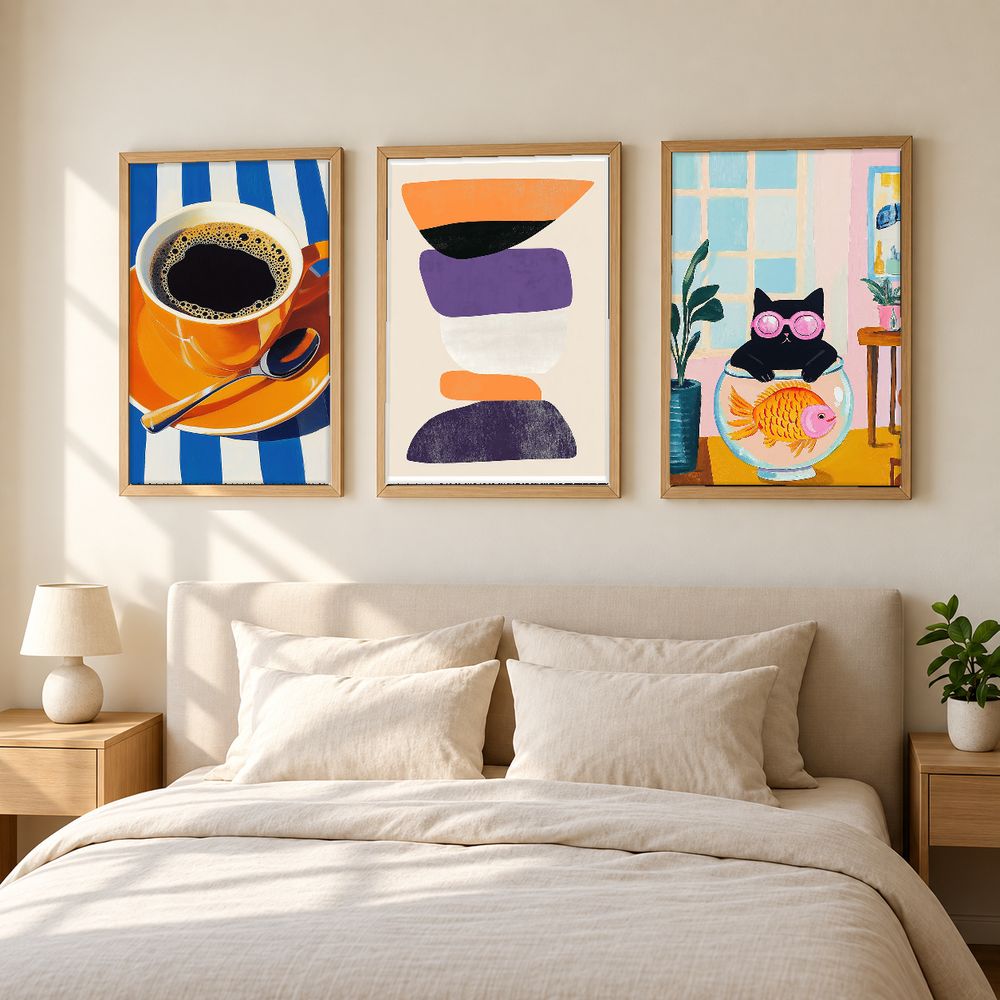 Set de 0 cuadros decorativos que combinan