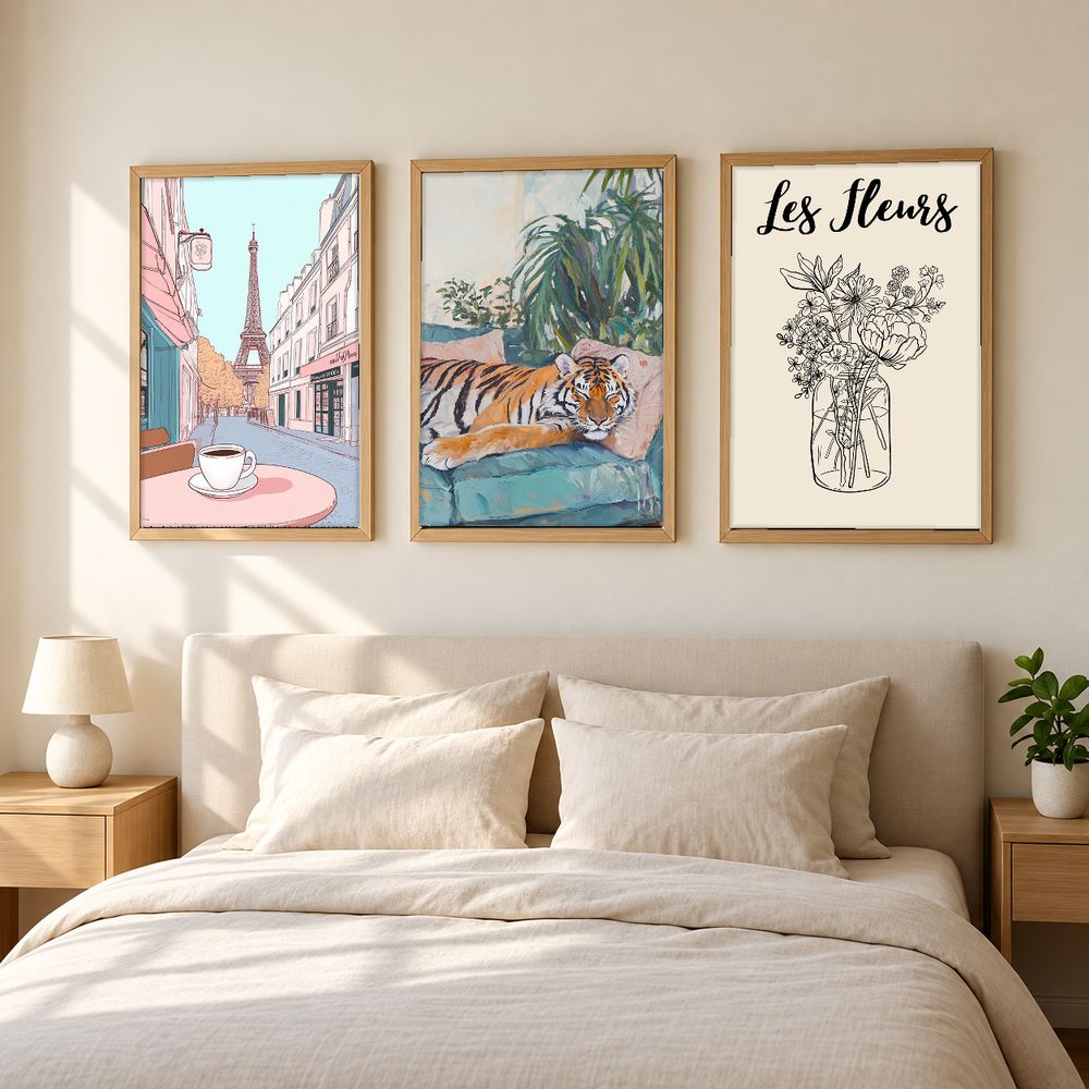 Set de 0 cuadros decorativos que combinan