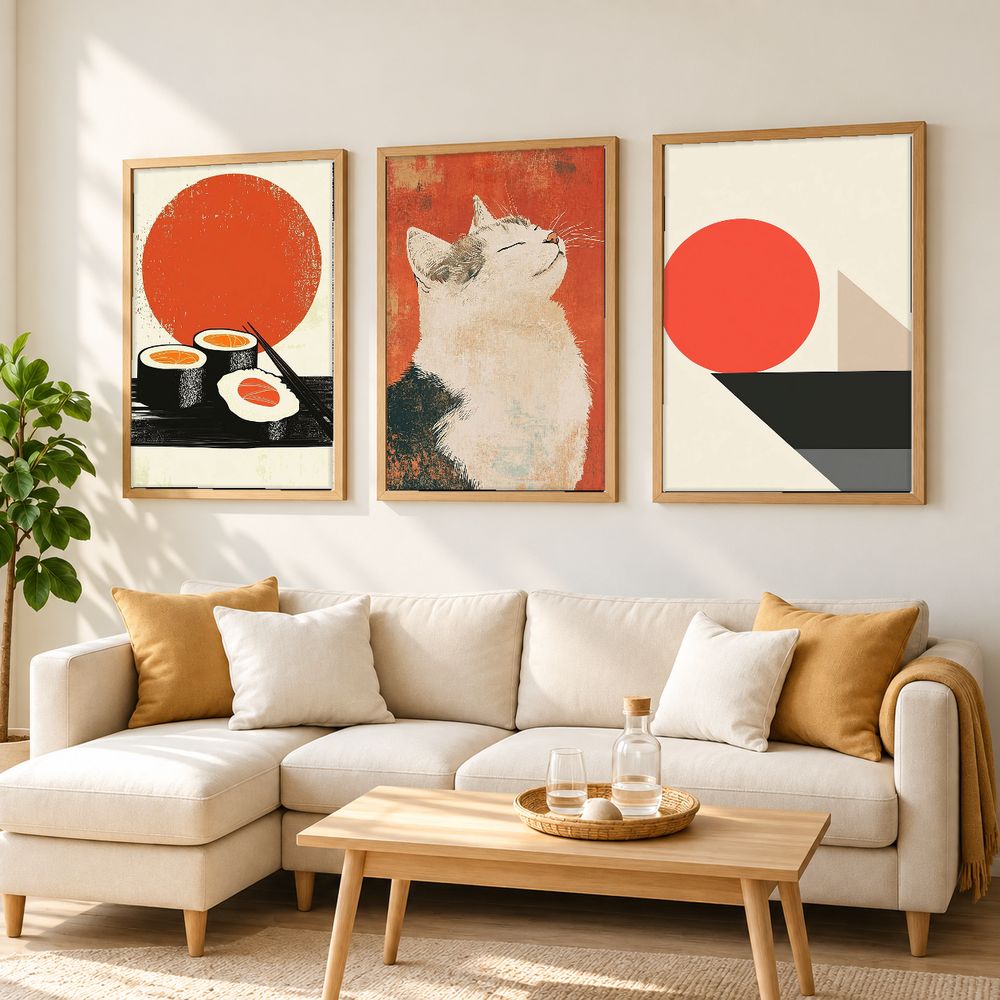 Set de 0 cuadros decorativos que combinan