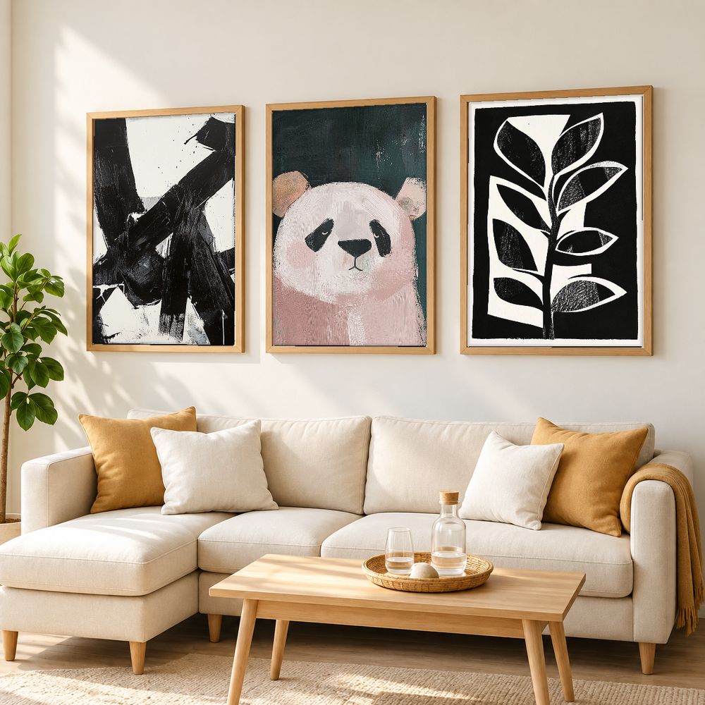 Set de 0 cuadros decorativos que combinan