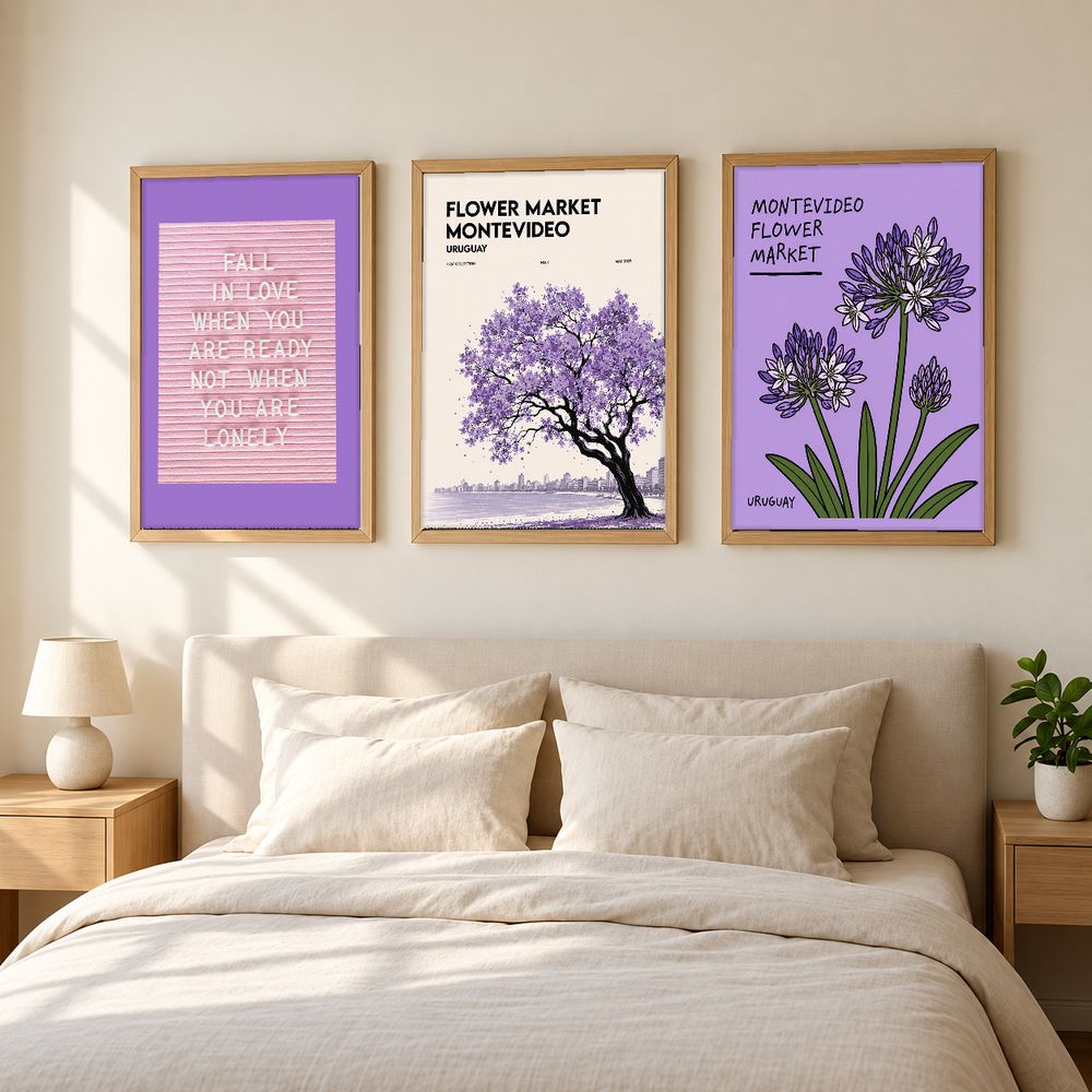 Set de 0 cuadros decorativos que combinan