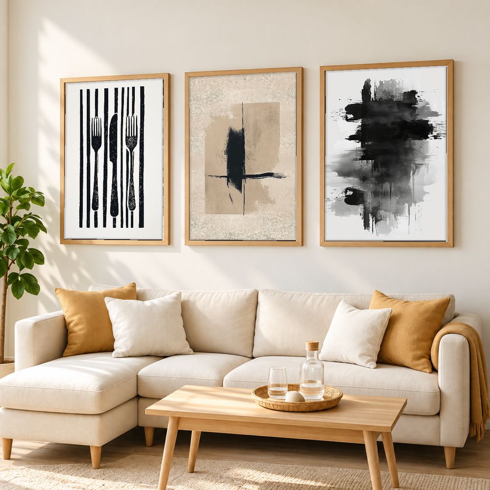 Set de 0 cuadros decorativos que combinan
