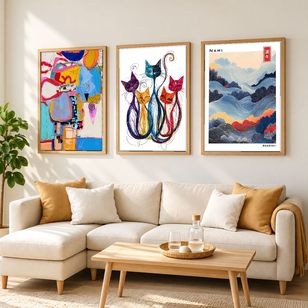 Set de 0 cuadros decorativos que combinan