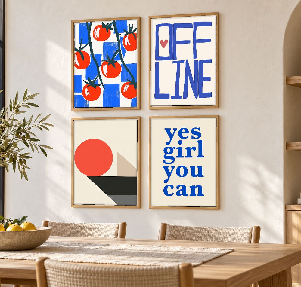 Set de 0 cuadros decorativos que combinan
