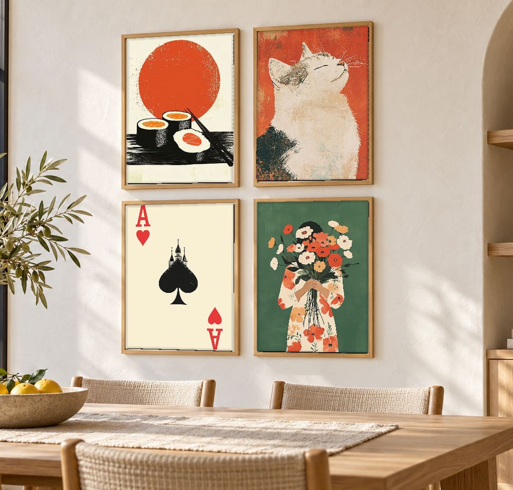 Set de 0 cuadros decorativos que combinan