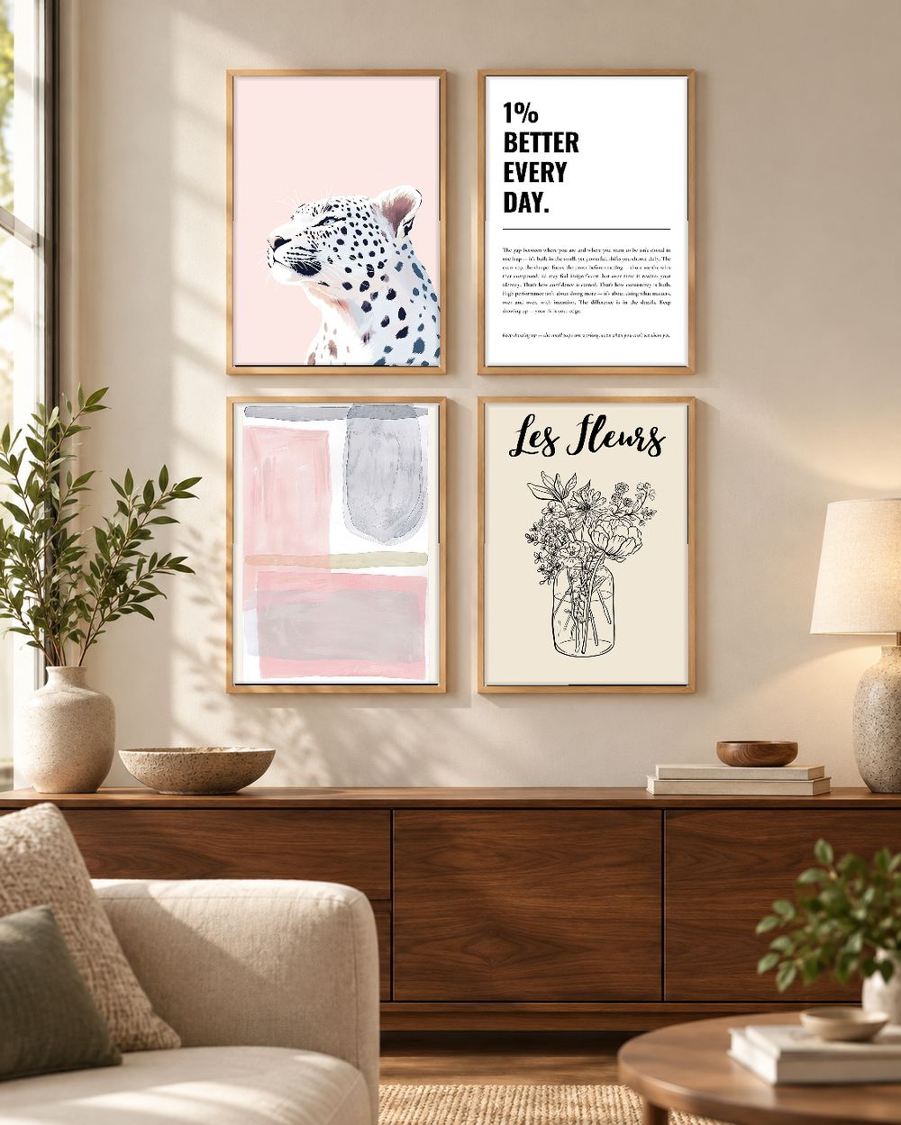 Set de 0 cuadros decorativos que combinan