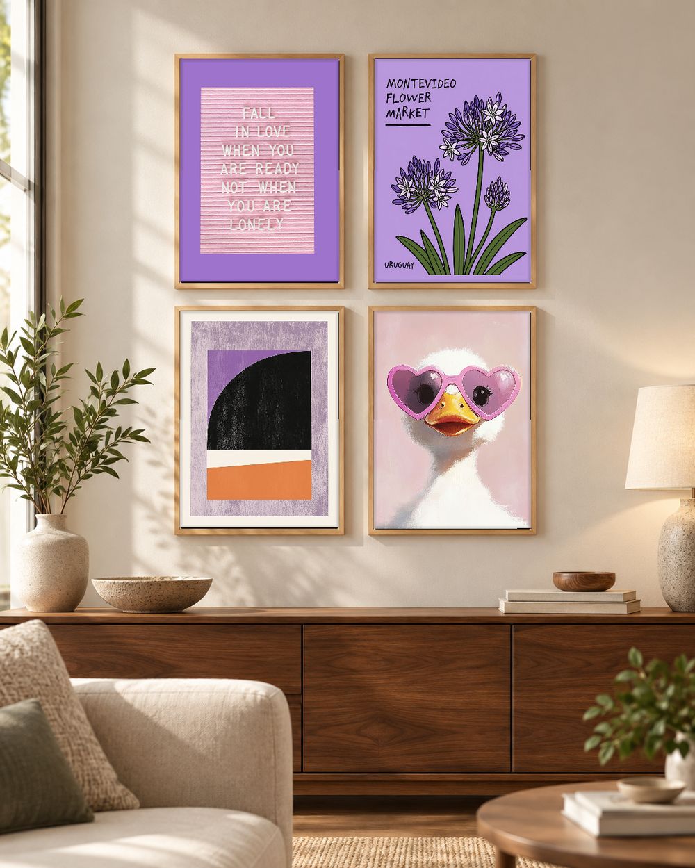 Set de 0 cuadros decorativos que combinan