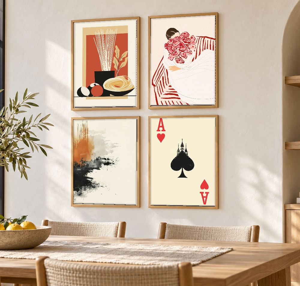 Set de 0 cuadros decorativos que combinan