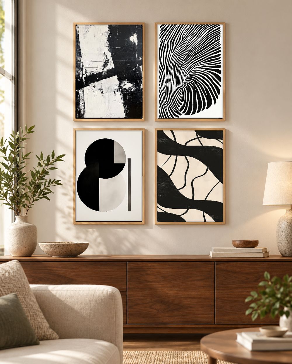 Set de 0 cuadros decorativos que combinan