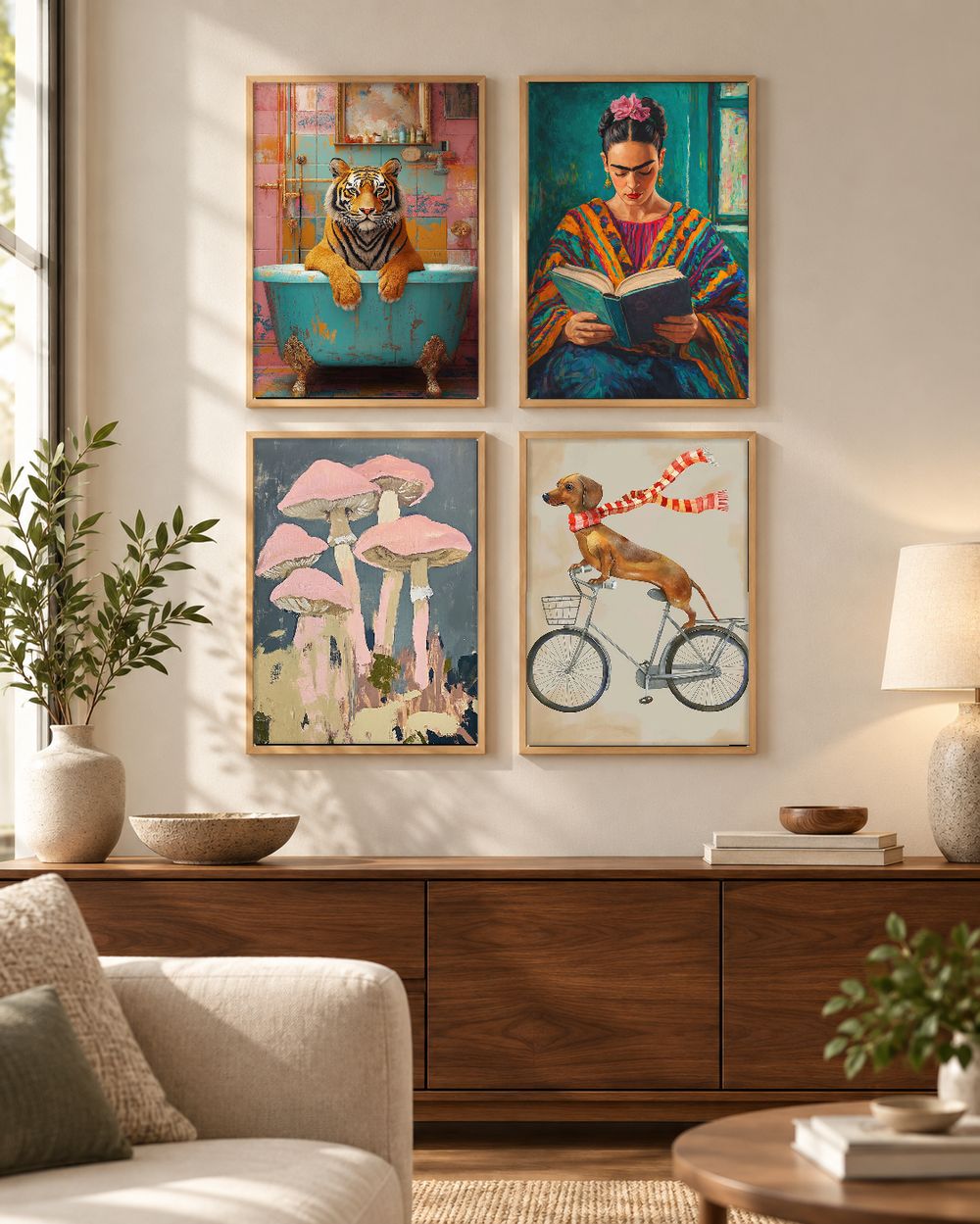 Set de 0 cuadros decorativos que combinan