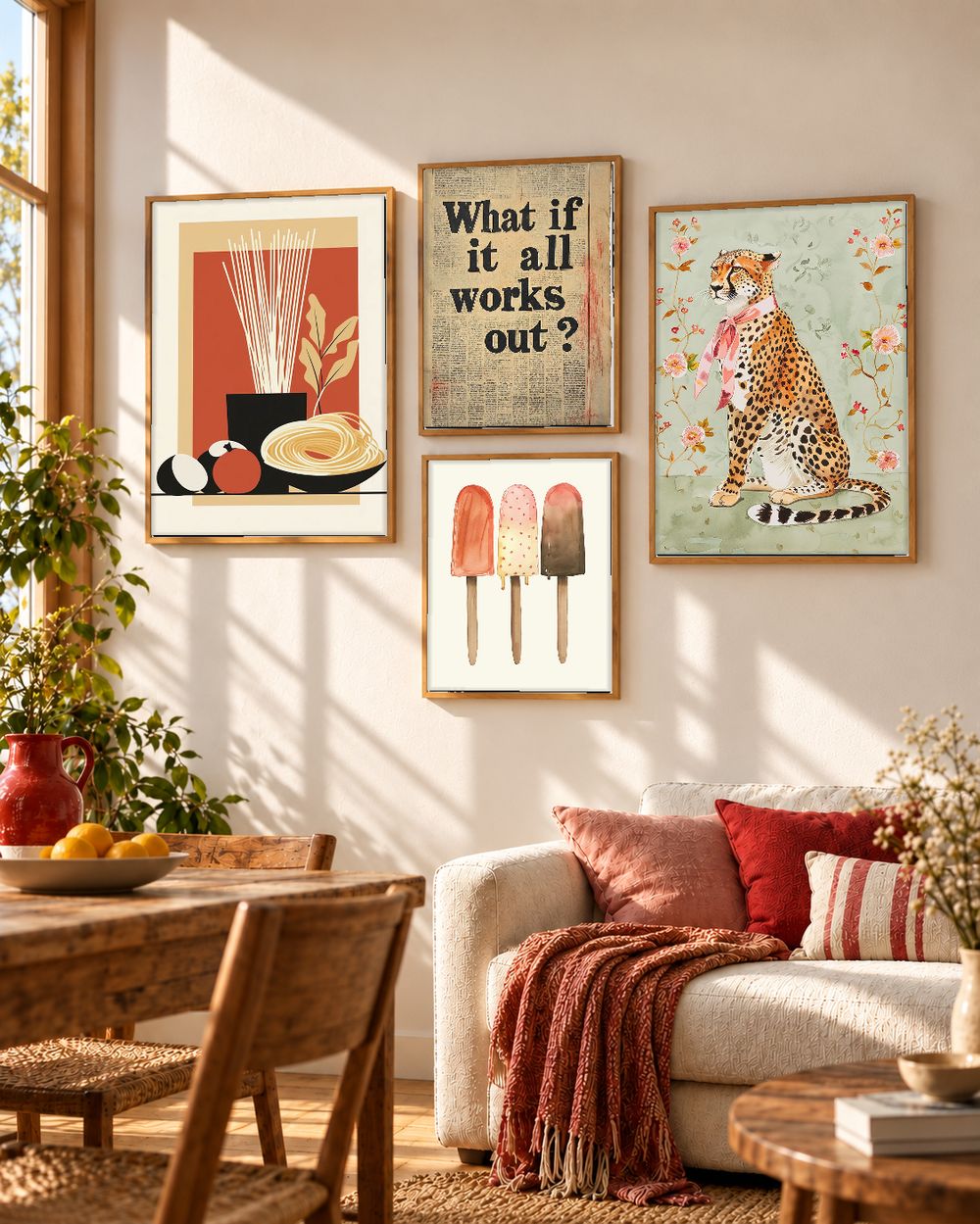 Set de 0 cuadros decorativos que combinan