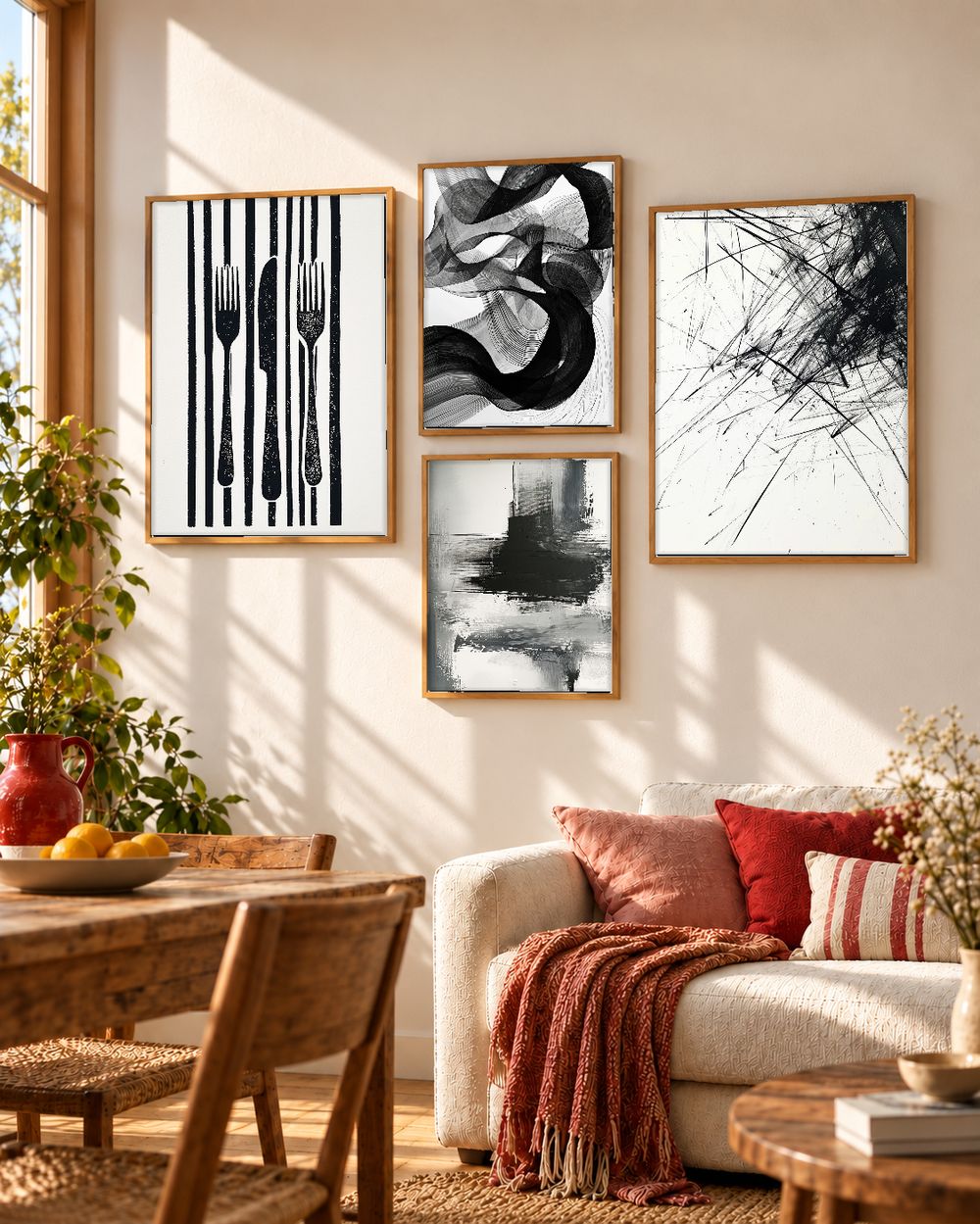 Set de 0 cuadros decorativos que combinan