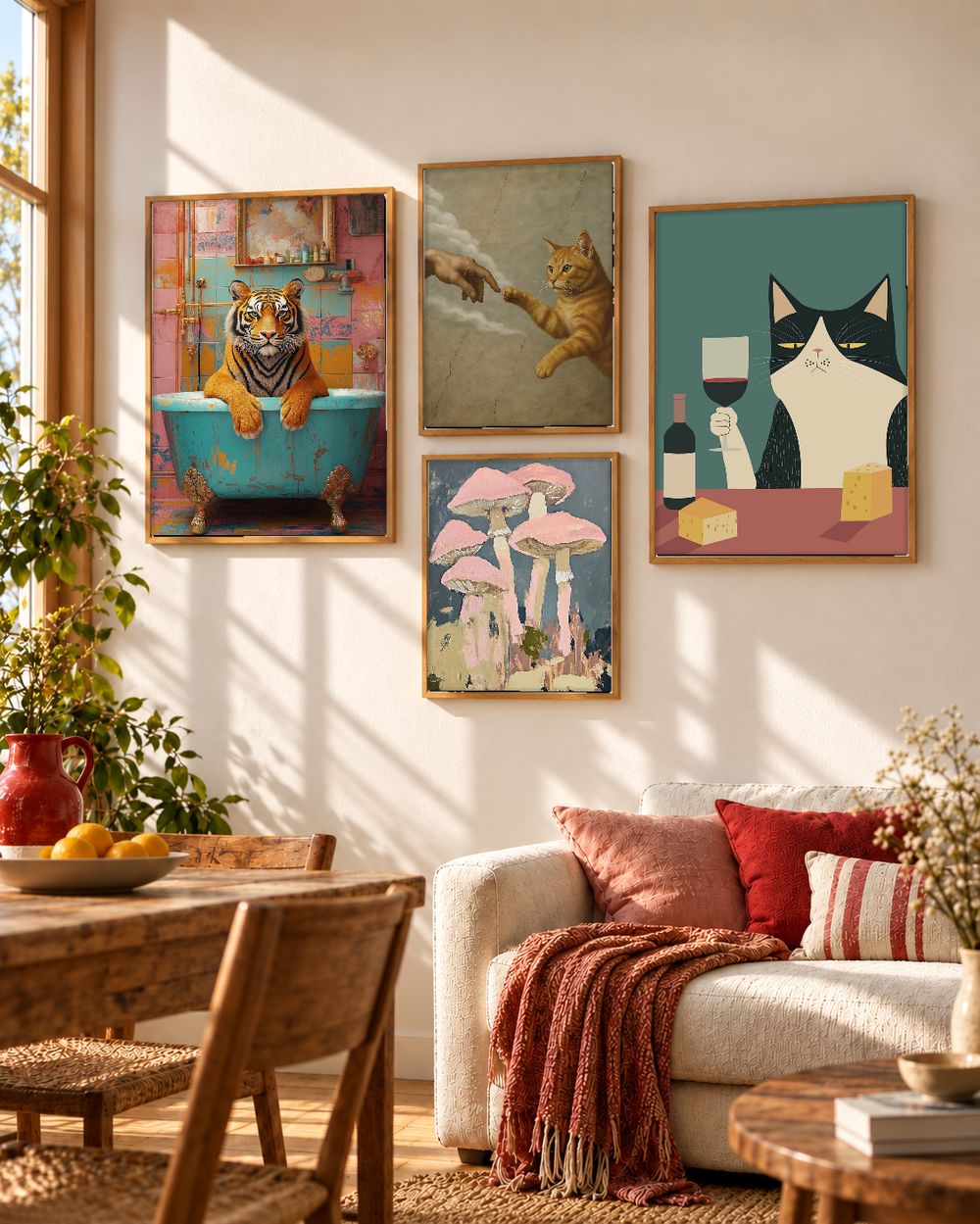 Set de 0 cuadros decorativos que combinan