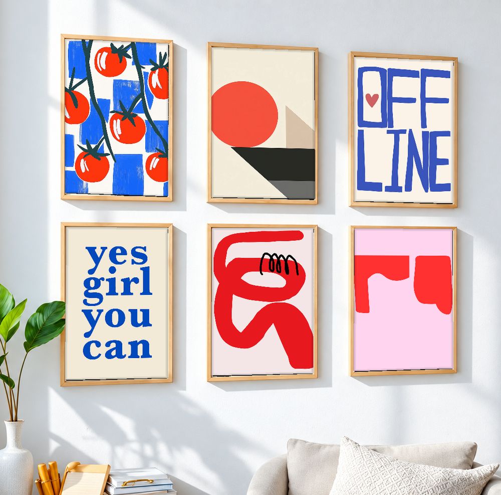 Set de 0 cuadros decorativos que combinan