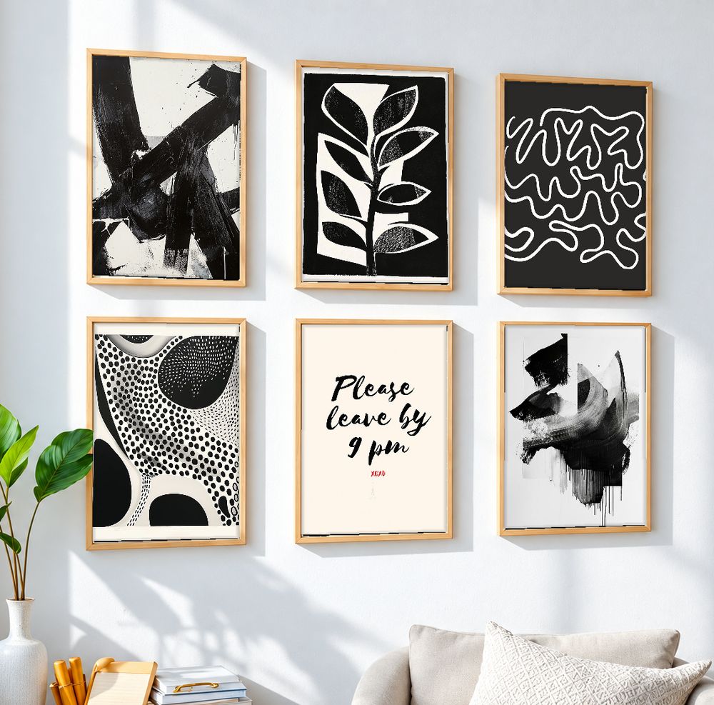 Set de 0 cuadros decorativos que combinan