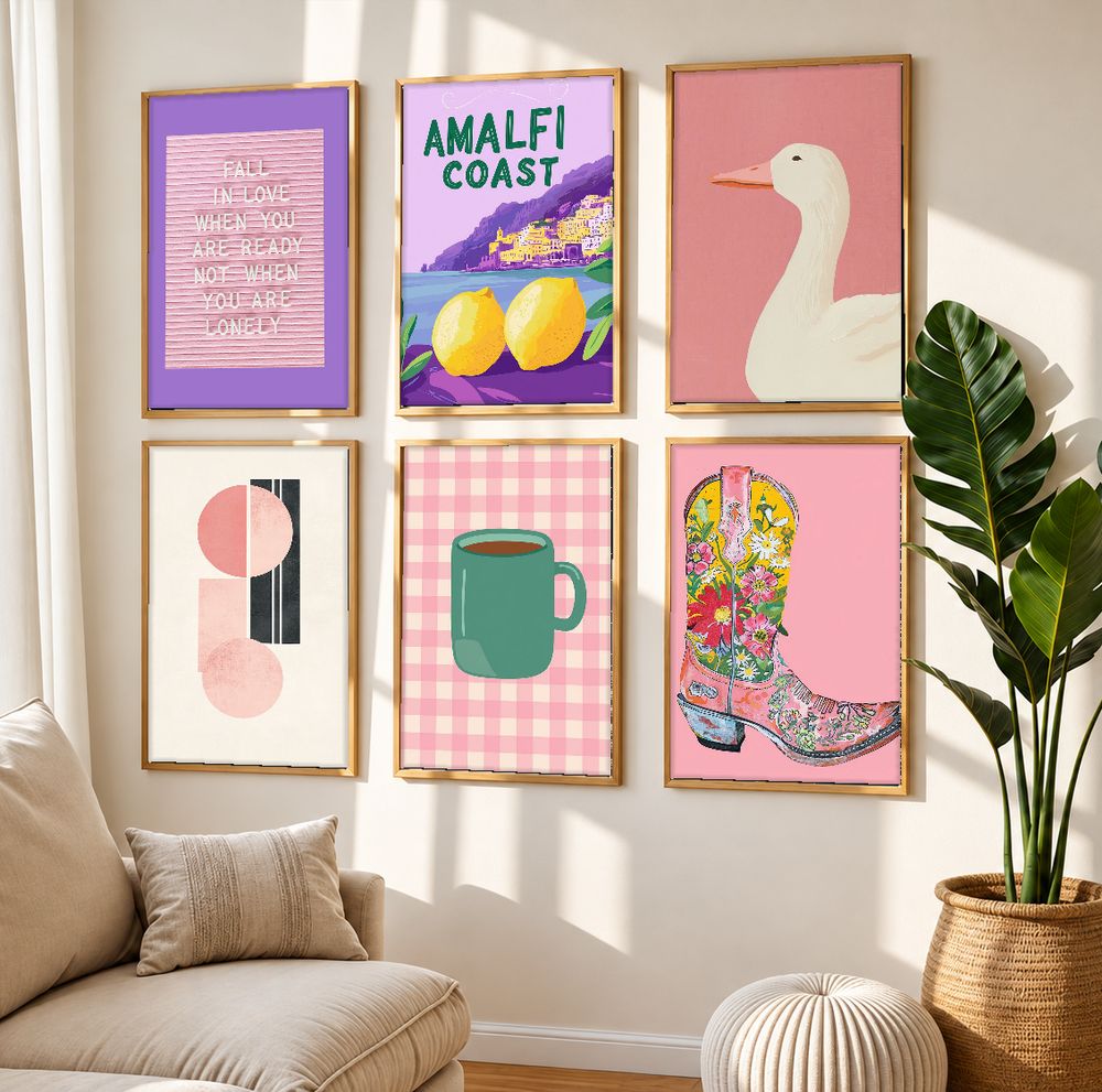 Set de 0 cuadros decorativos que combinan