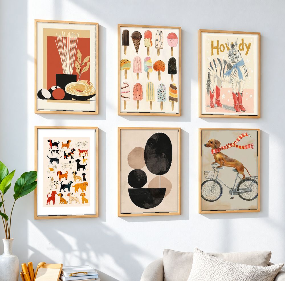 Set de 0 cuadros decorativos que combinan