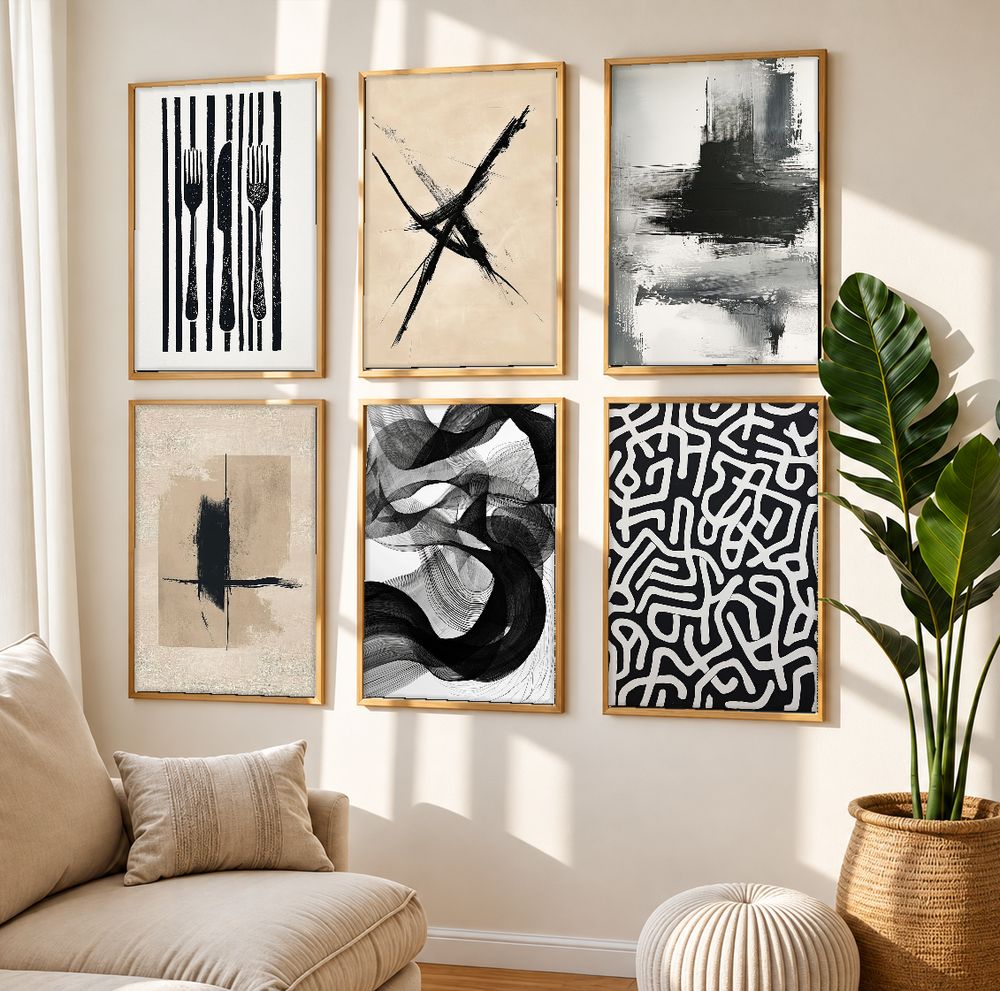 Set de 0 cuadros decorativos que combinan