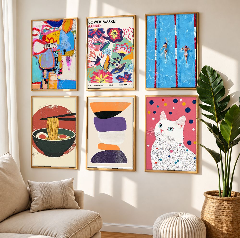 Set de 0 cuadros decorativos que combinan
