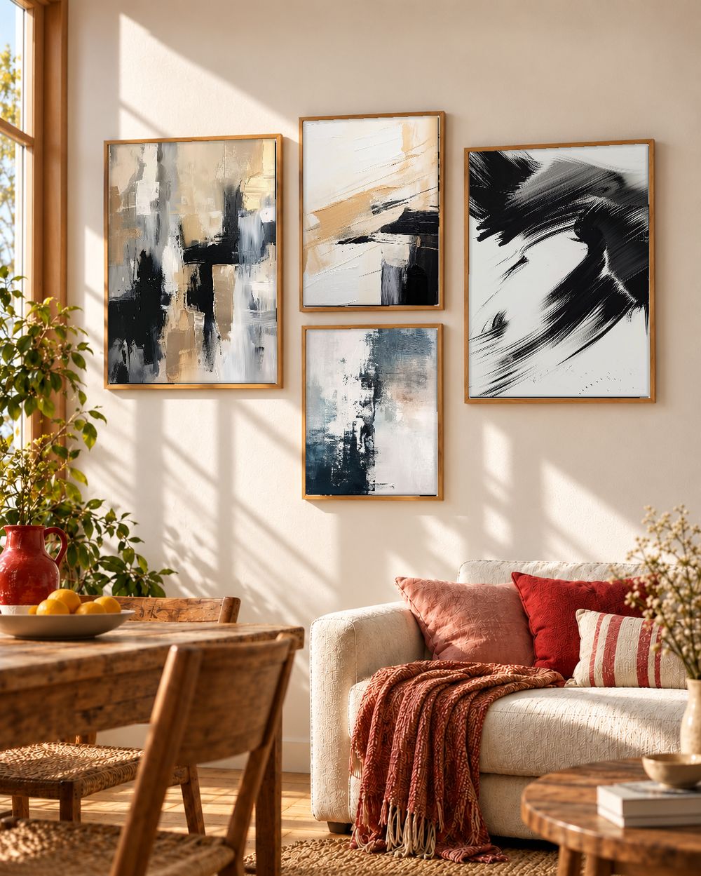 Set de cuadros decorativos que combinan
