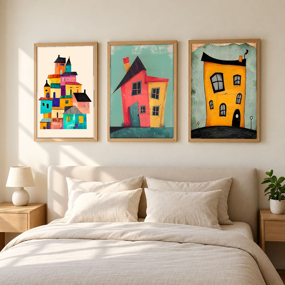 Set de cuadros decorativos que combinan