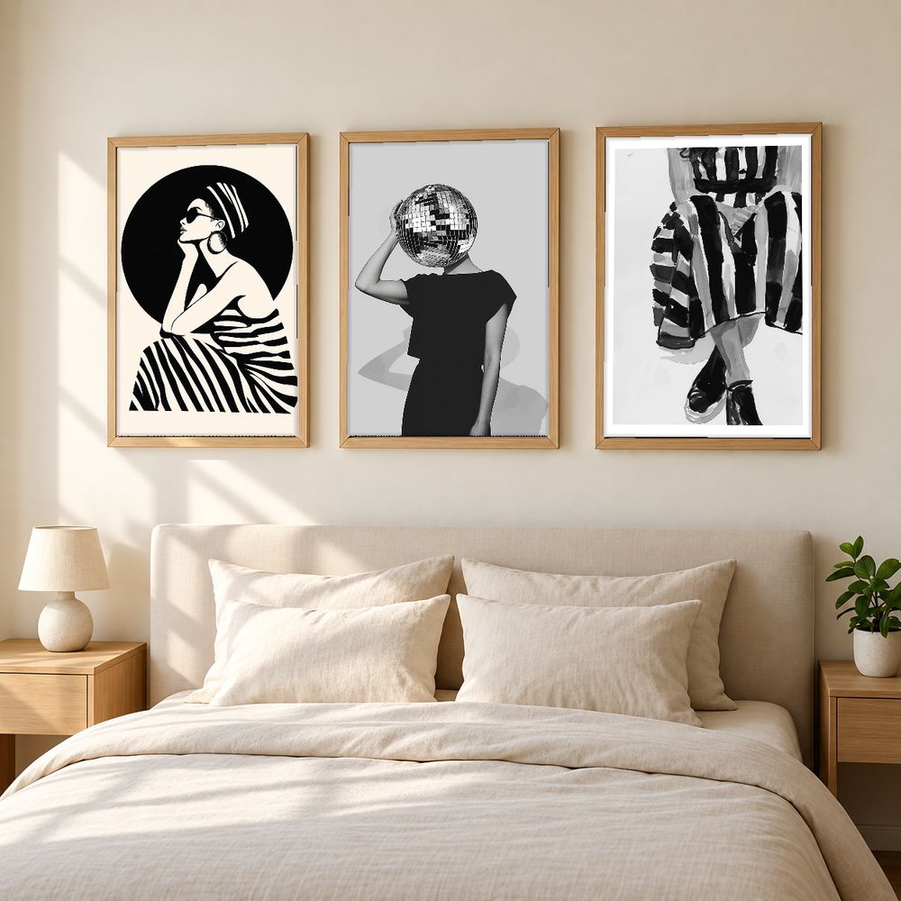 Set de cuadros decorativos que combinan