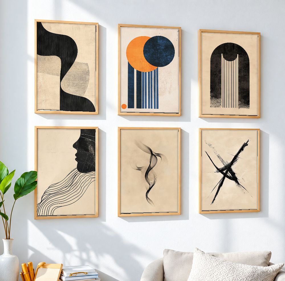 Set de cuadros decorativos que combinan