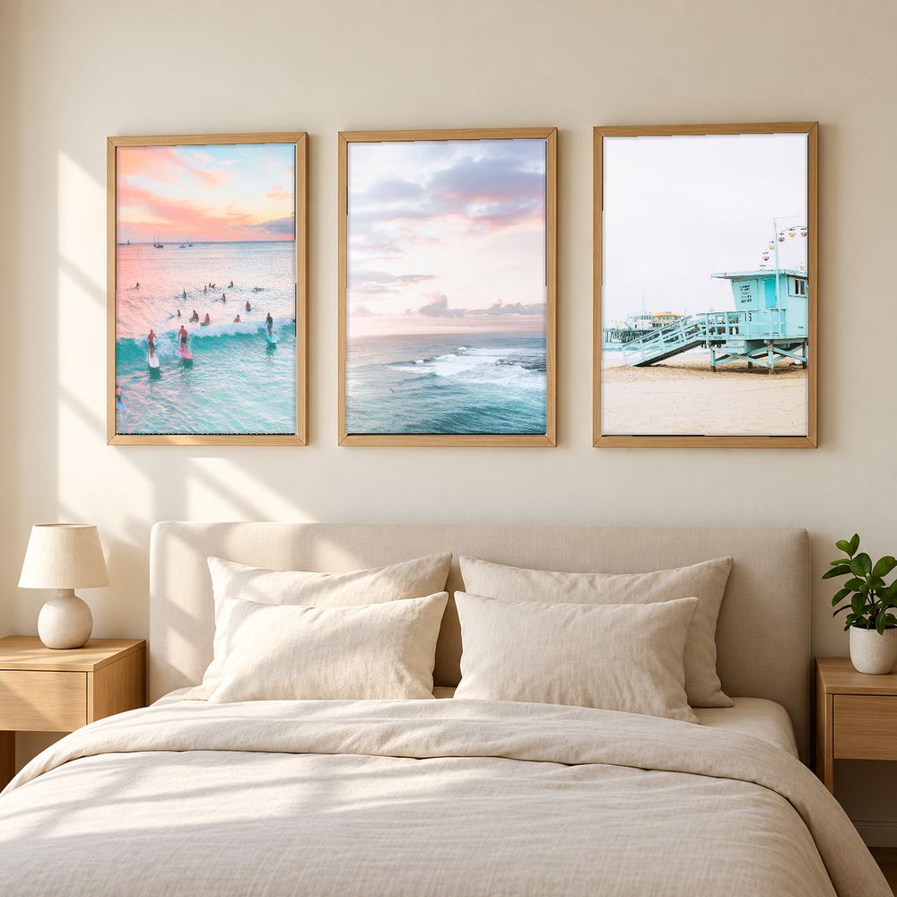 Set de cuadros decorativos que combinan