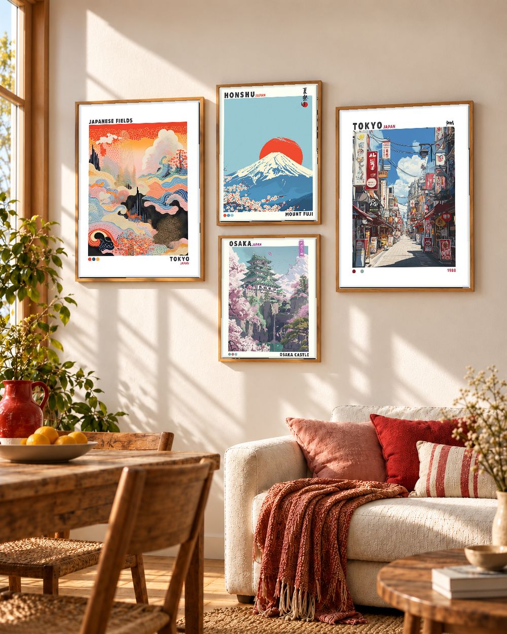 Set de cuadros decorativos que combinan