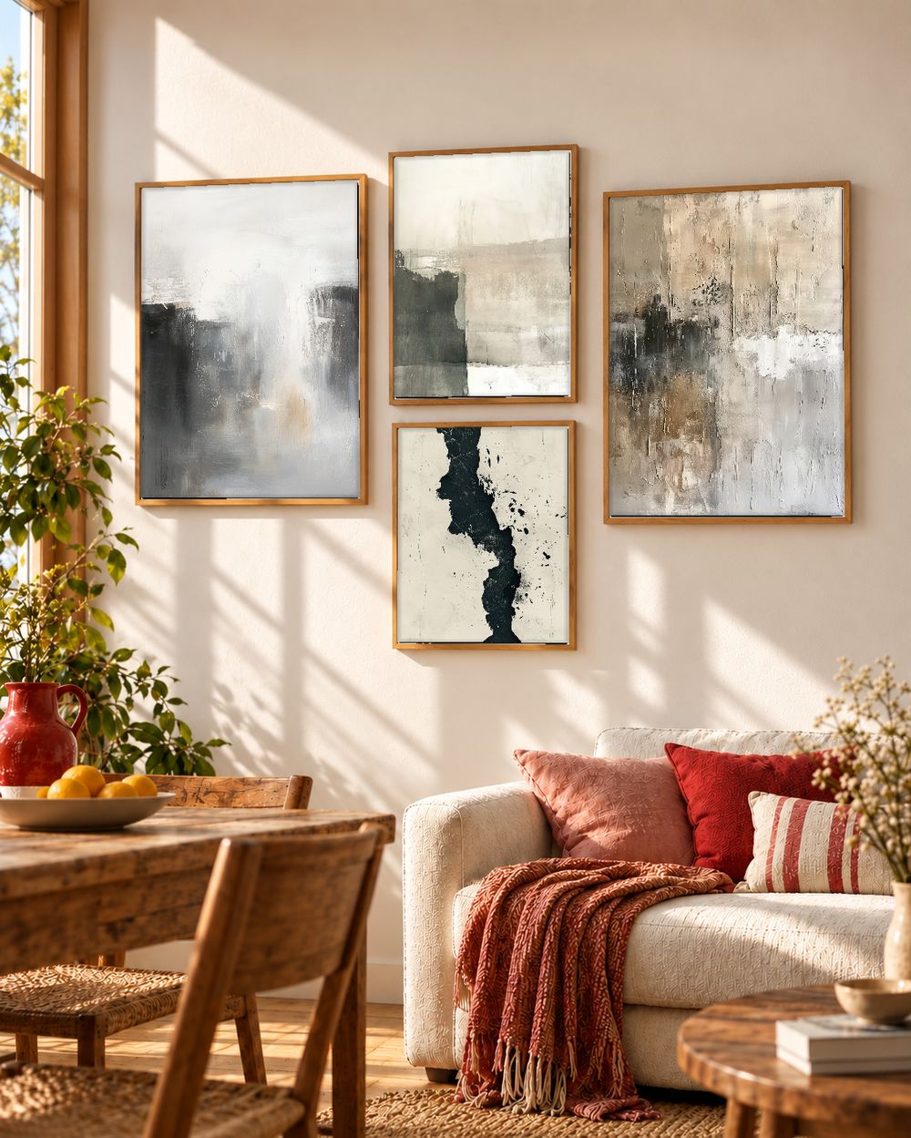 Set de cuadros decorativos que combinan