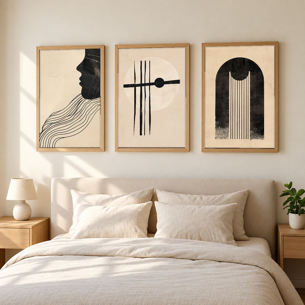 Set de cuadros decorativos que combinan